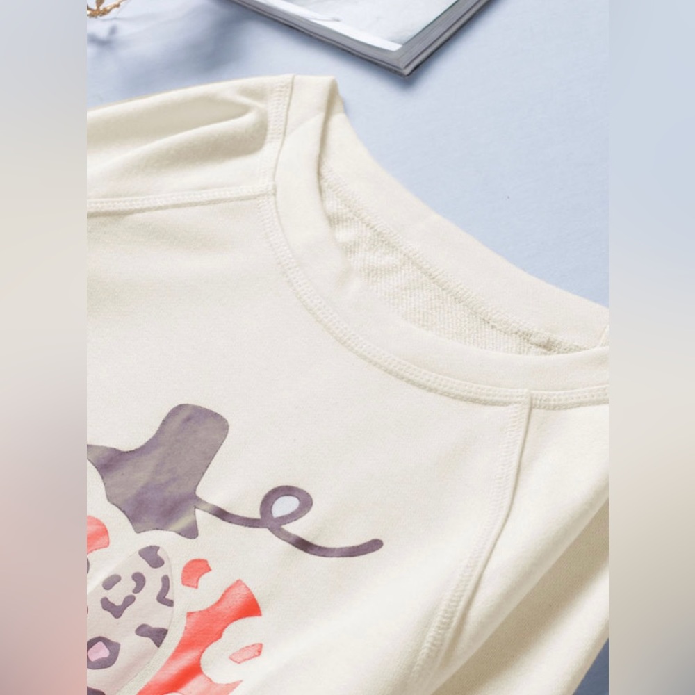Pumpkin Graphic Pullover Sweatshirt - Picture 6 of 8